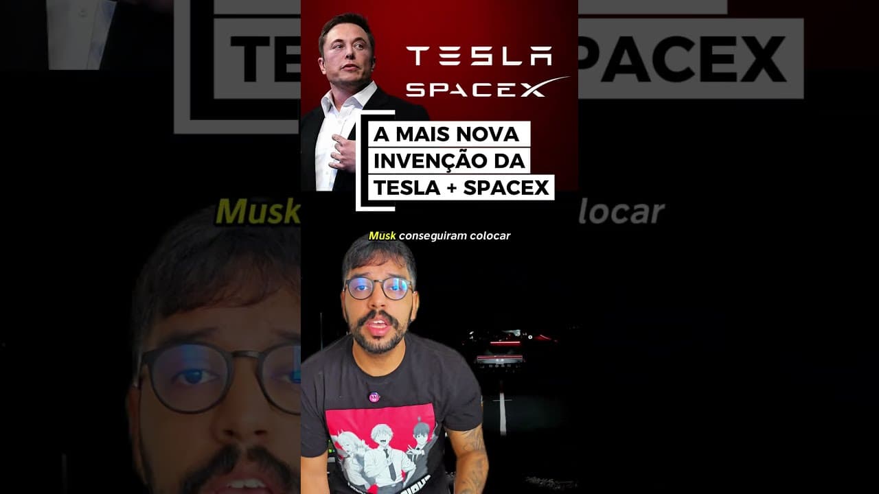 Tesla Roadster Rocket: como ele salta e anda de cabeça para baixo? #Tesla #Shorts #spacex