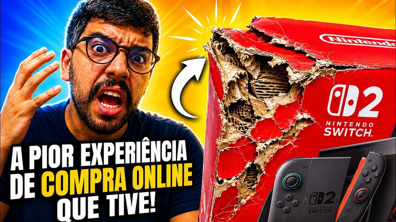 Comprei o Nintendo Switch 2 no Mercado Livre e deu ruim! ENTENDA